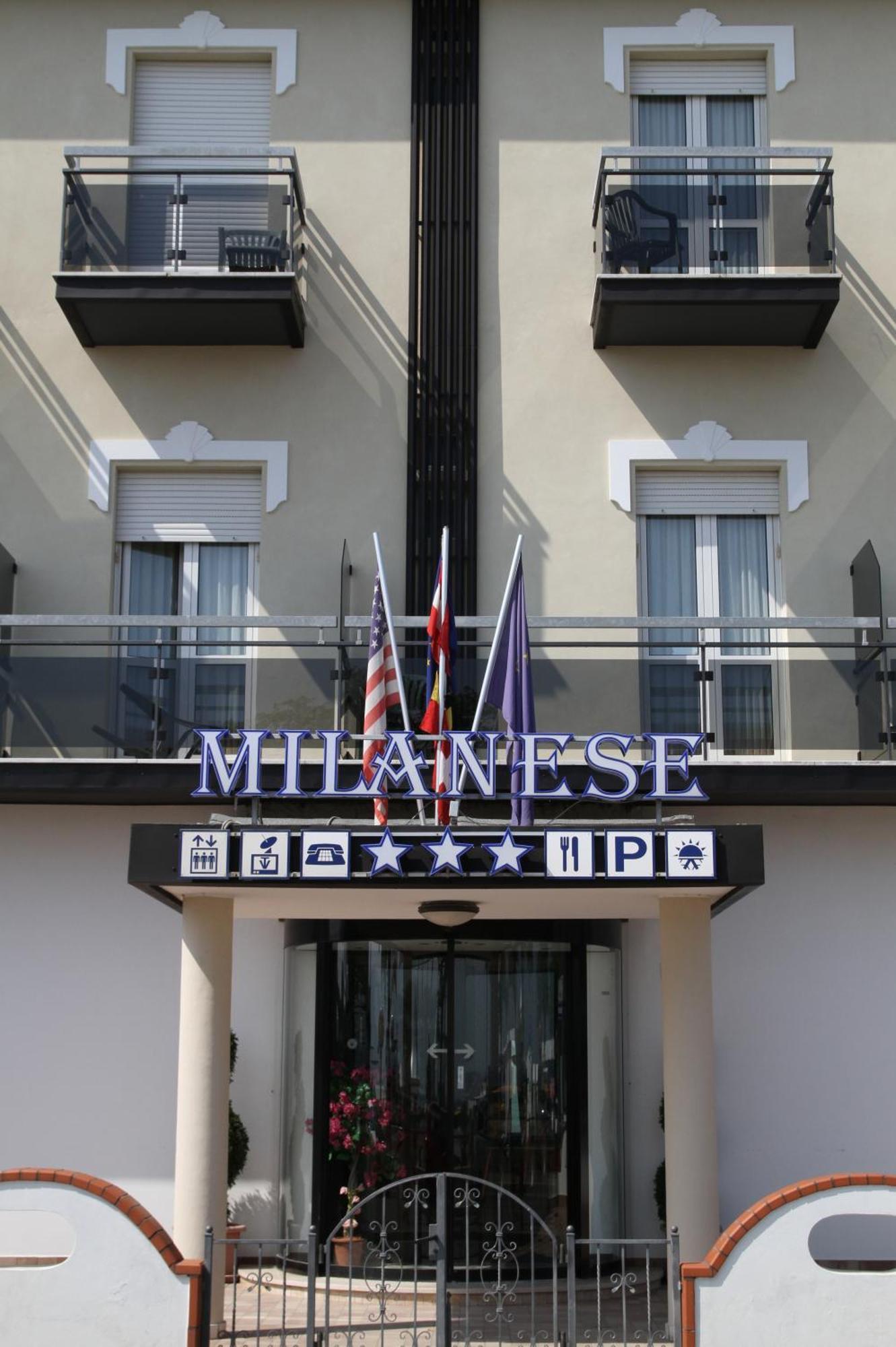 Hotel Milanese Rimini Esterno foto