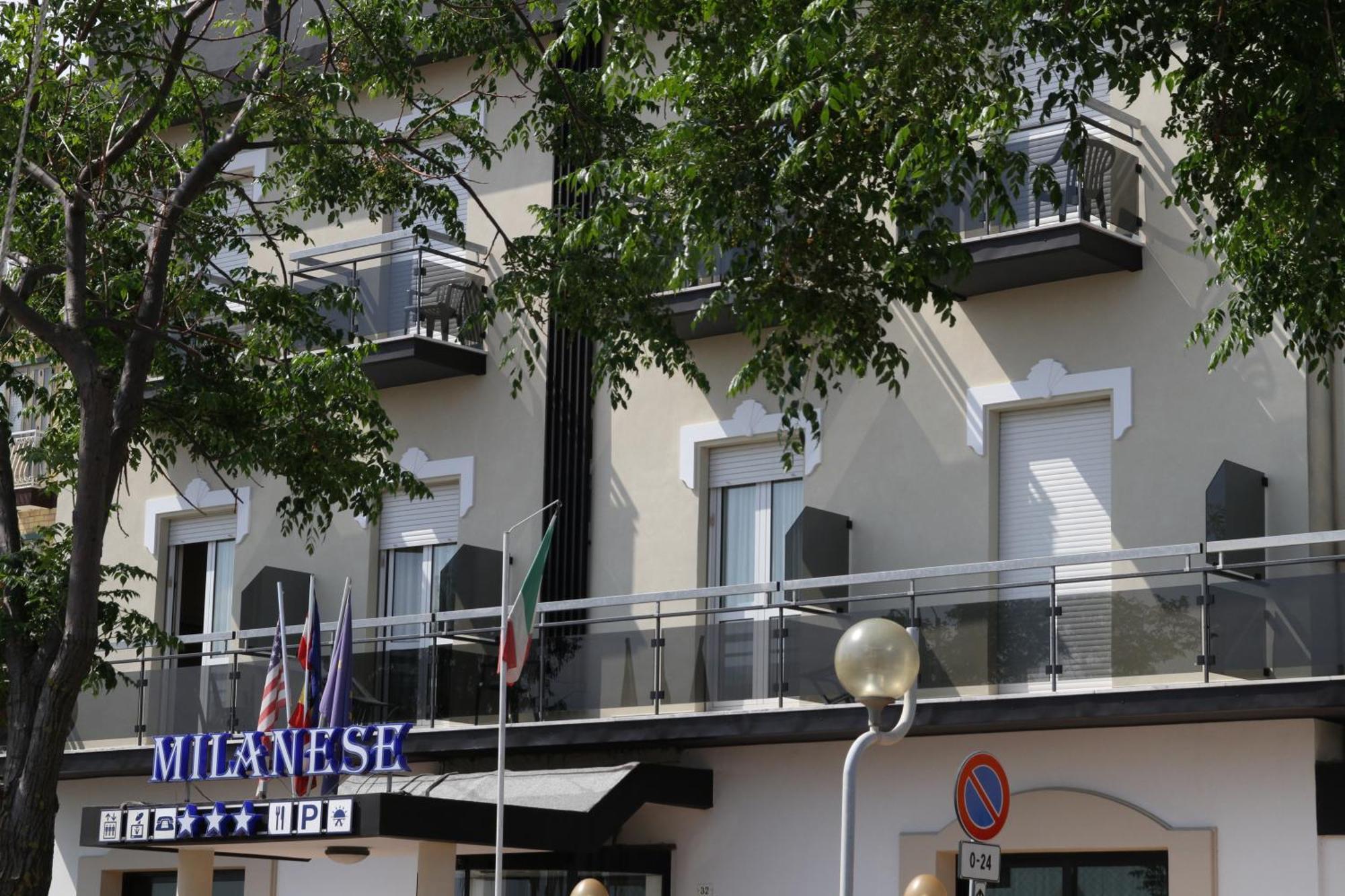 Hotel Milanese Rimini Esterno foto